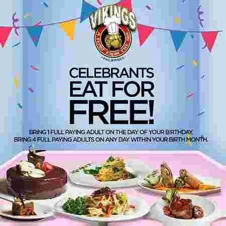 Birthday Promo: Eat For Free! Restaurants With An Going Birthday Promo.